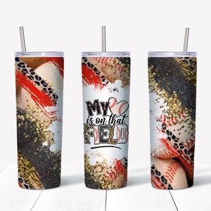 20 oz Straight Tumbler Design - Baseball Mom - Personal & Limited Commercial Use - DIGITAL ONLY