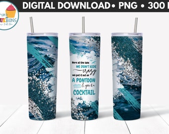 20 oz Straight Tumbler Design - Lake Life - Personal & Limited Commercial Use - DIGITAL ONLY