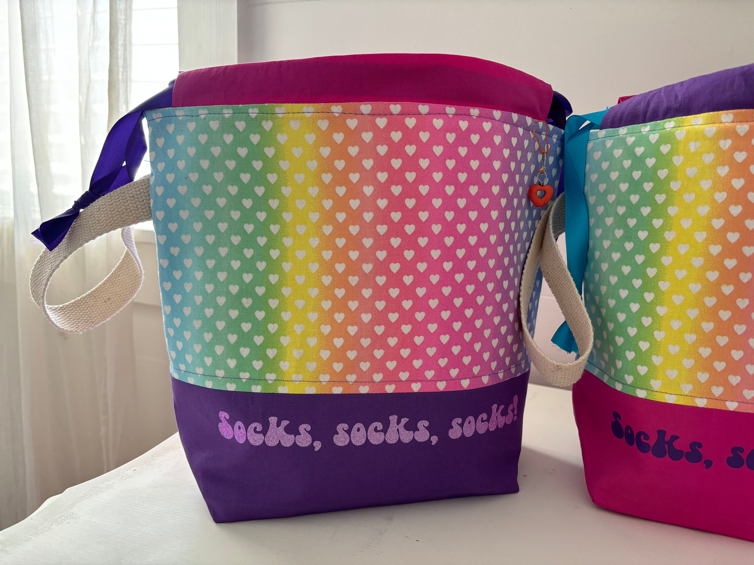 80s/90s Themed Knitting Project Bags Etsy