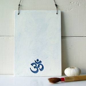 Om DIY Artful Meditation Aid.  Do It Yourself Peace For Home or Office.  D.I.Y. Aum. Ready To Ship.