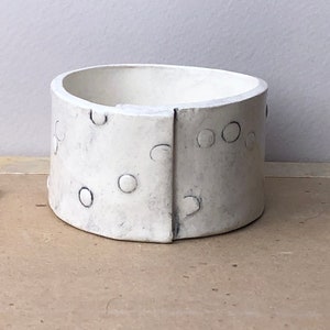 Polka Dotted Cup. Hand-built Ceramic Cup With Textured Dots. Hand Made. image 7