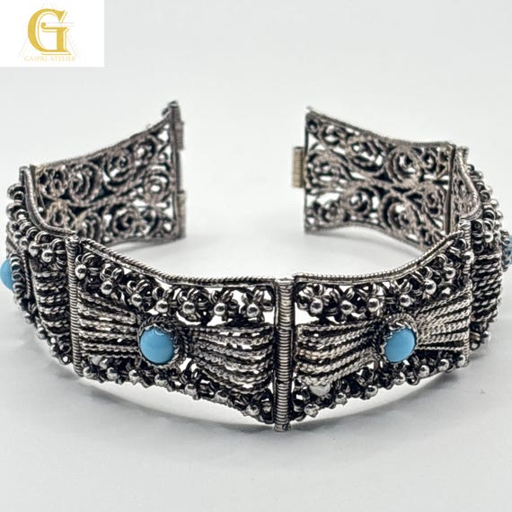 Turquoise Filigree Legacy Bracelet