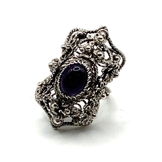 Filigree Amethyst Ring - Vol 1