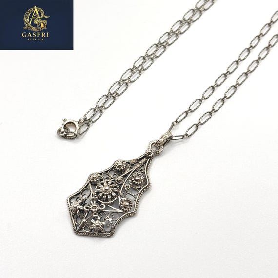 Astra Floral Filigree Necklace