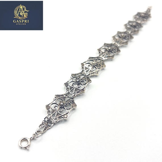 Filigree Heritage Panel Bracelet