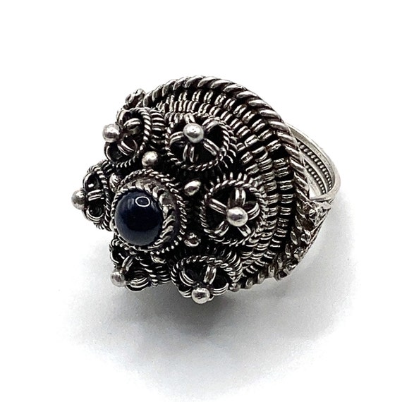 Filigree Star Sapphire Ring - Vol 2