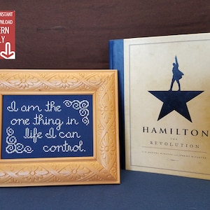 Hamilton: Schema a punto croce una cosa nella vita, PDF Download immediato