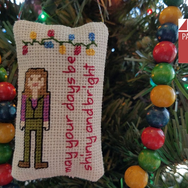 Browncoat Christmas: Kaylee Frye Cross-Stitch Ornament Pattern, PDF Instant Download