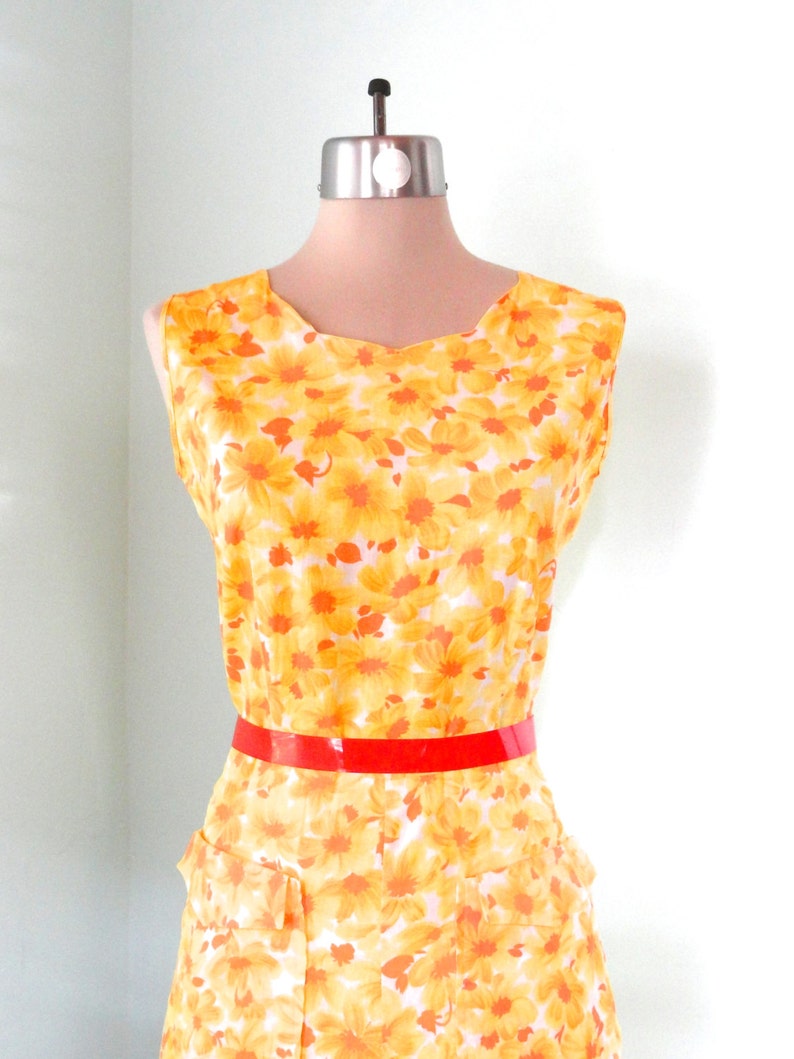 yellow and white sundress