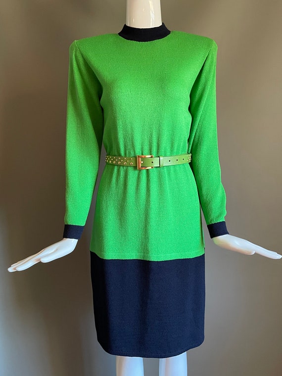 Gorg Vtg St John for Neiman Marcus Knit Dress Gor… - image 3