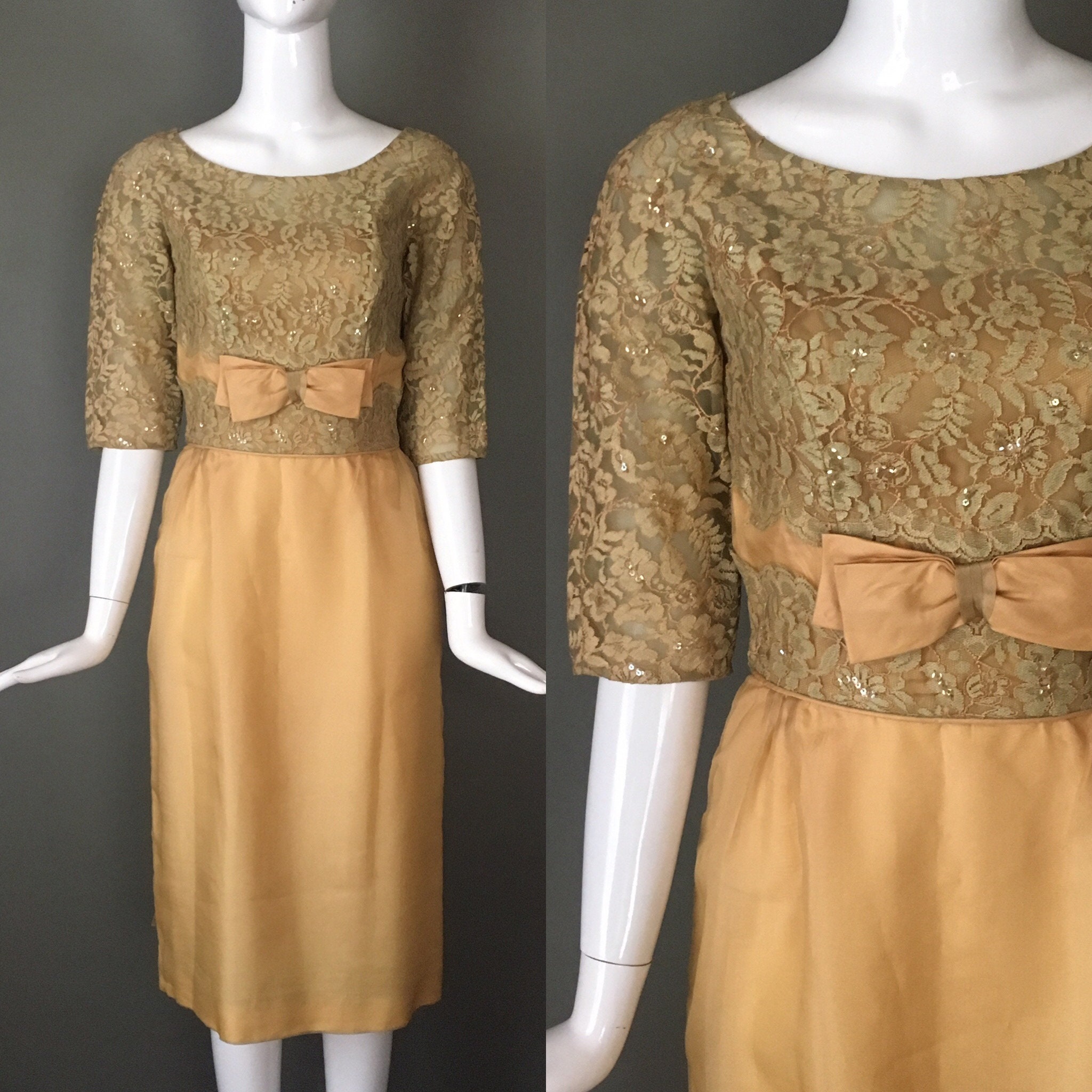 vintage 70s cocktail party dress