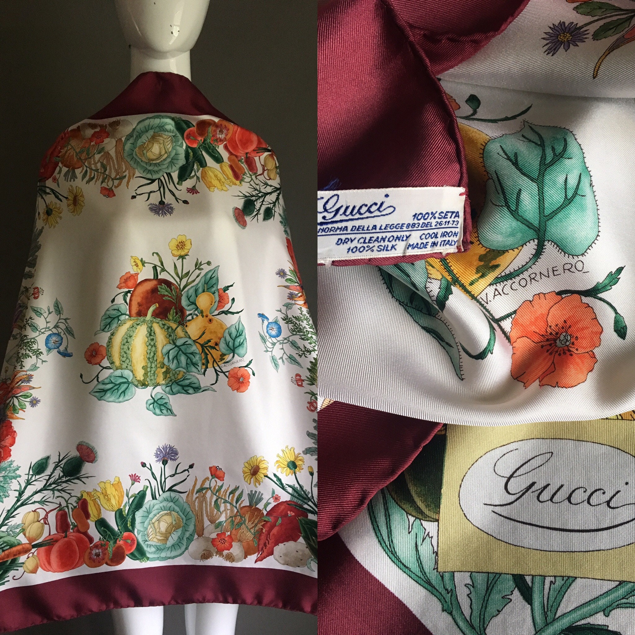 gucci accornero scarf