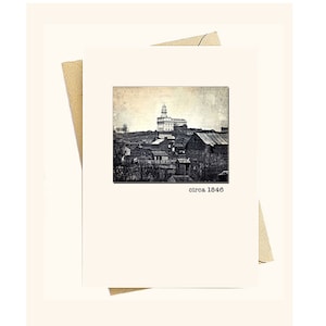 Vintage Nauvoo Temple - Note Card Set from the Nauvoo Latter-day Saint Notecard Greeting Card Collection
