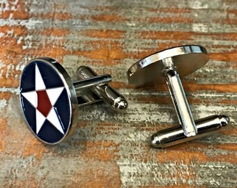 Nauvoo Temple Star Cufflinks - Latter-day Saint Jewelry LDS Men Young YM Nauvoo Mercantile Cuff Links