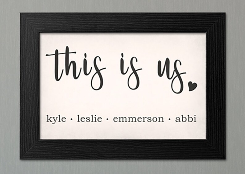 PERSONALIZED ART This is Us Personalized Gifts for Etsy