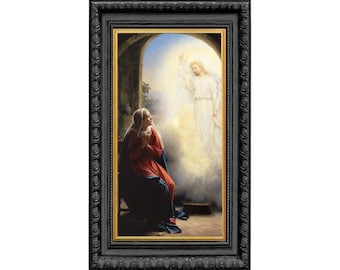 The Annunciation - by Carl Bloch Giclee Canvas Print - Latter-day Saint Art Collection 30% OFF SALE