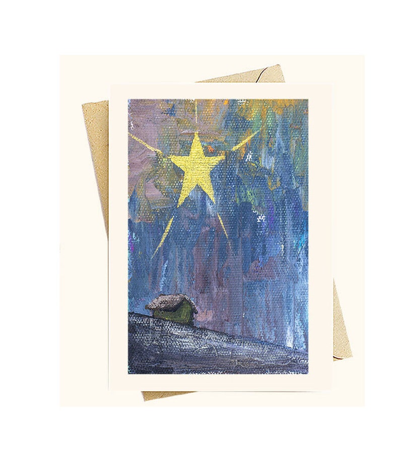 FREE SHIPPING OVER 35 Star of Bethlehem Note Card Set from the Nauvoo Latter-day Saint Notecard Greeting Card Collection image 1