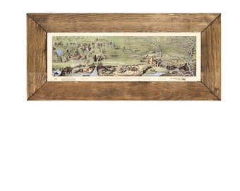 Mormon Trail Map- Pioneer Trek - Archival Matte Paper Print - Latter-day Saint Art Collection LDS Joseph Smith Brigham Young Early Saints