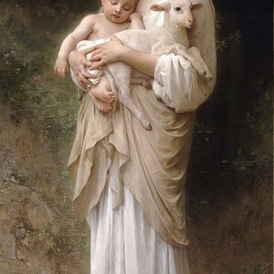 Innocence- by William-adolphe Bouguereau - Giclee Canvas Print - Art ...