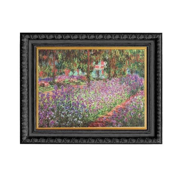 Irises in Monets Garden by Claude Monet Giclee Canvas Art | Etsy