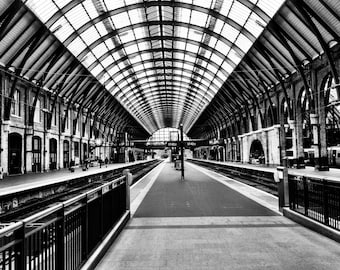 Europe Photography - Platforms at Kings - Kings Cross Station - London - United Kingdom - Fine Art Photograph - Wall Art