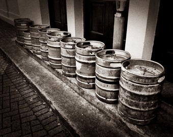 Europe Photography - Row of Guinness Kegs - Cobh - Ireland - Fine Art Photograph - Wall Art