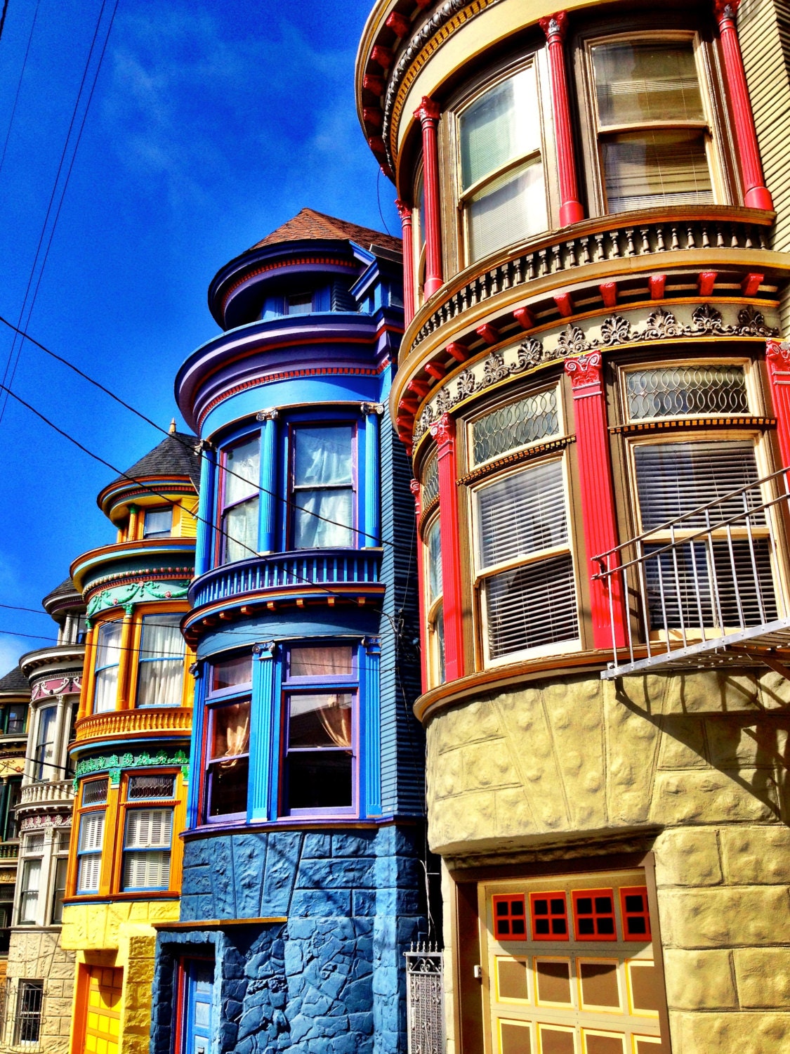 San Francisco Photography Classic Victorians Haight Ashbury San