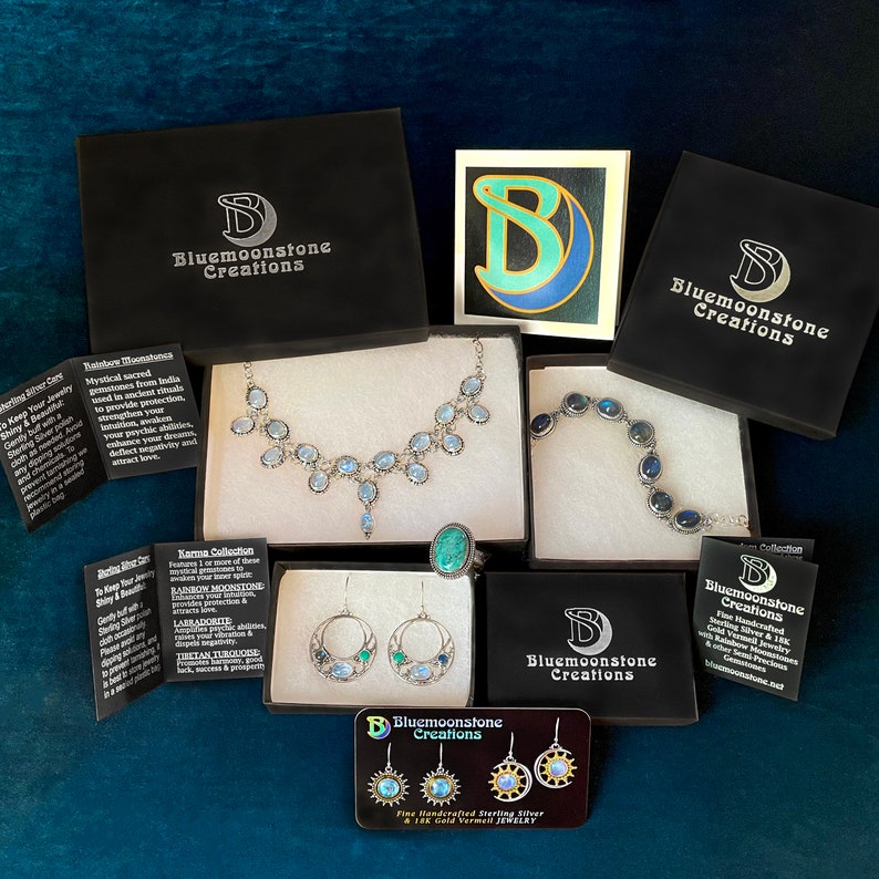 Bluemoonstone Creations Jewelry Gift Boxes