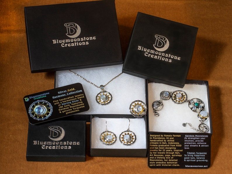 Bluemoonstone Creations jewelry packaging