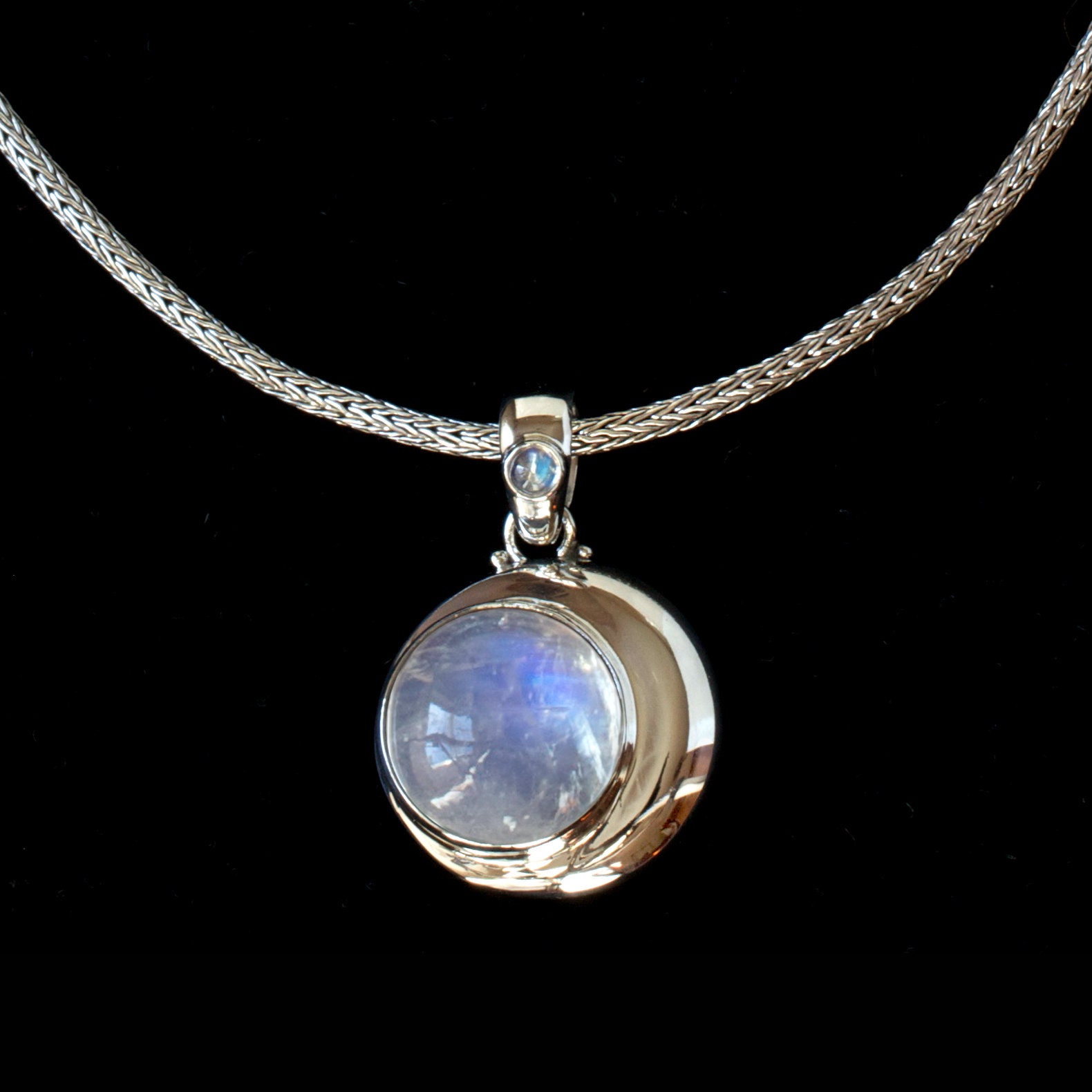 Statement Oxidized Rustic Silver Unique Gift Ideas Large Blue Turquoise Crescent Moon Silver Necklace jingsbeadingworld Highlydetailed