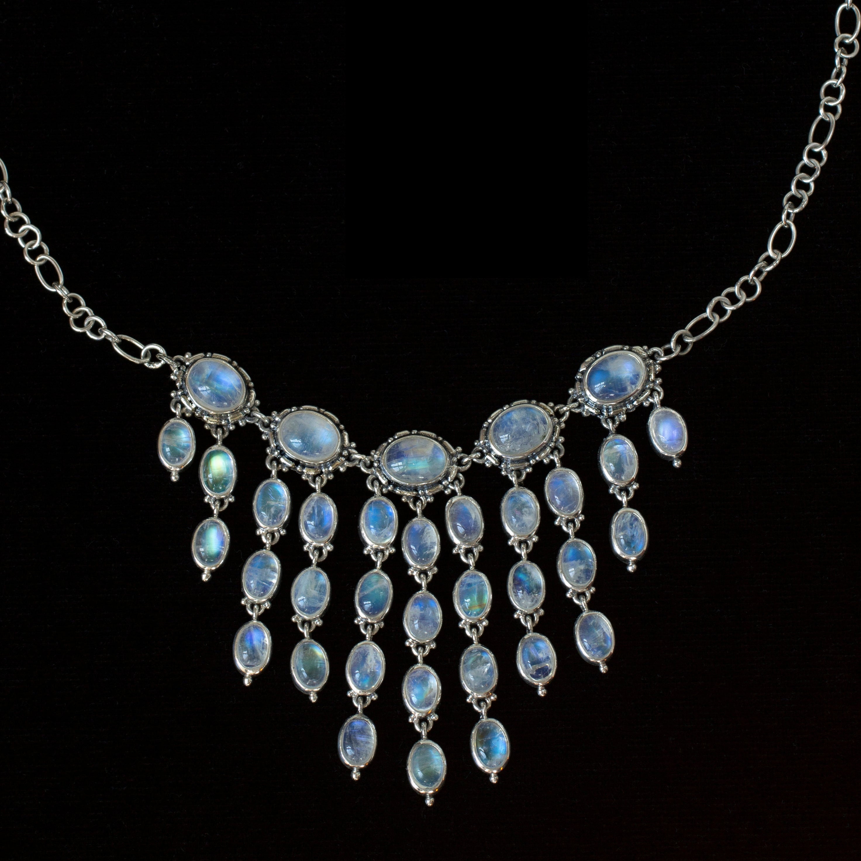 Moonstone statement necklace discount