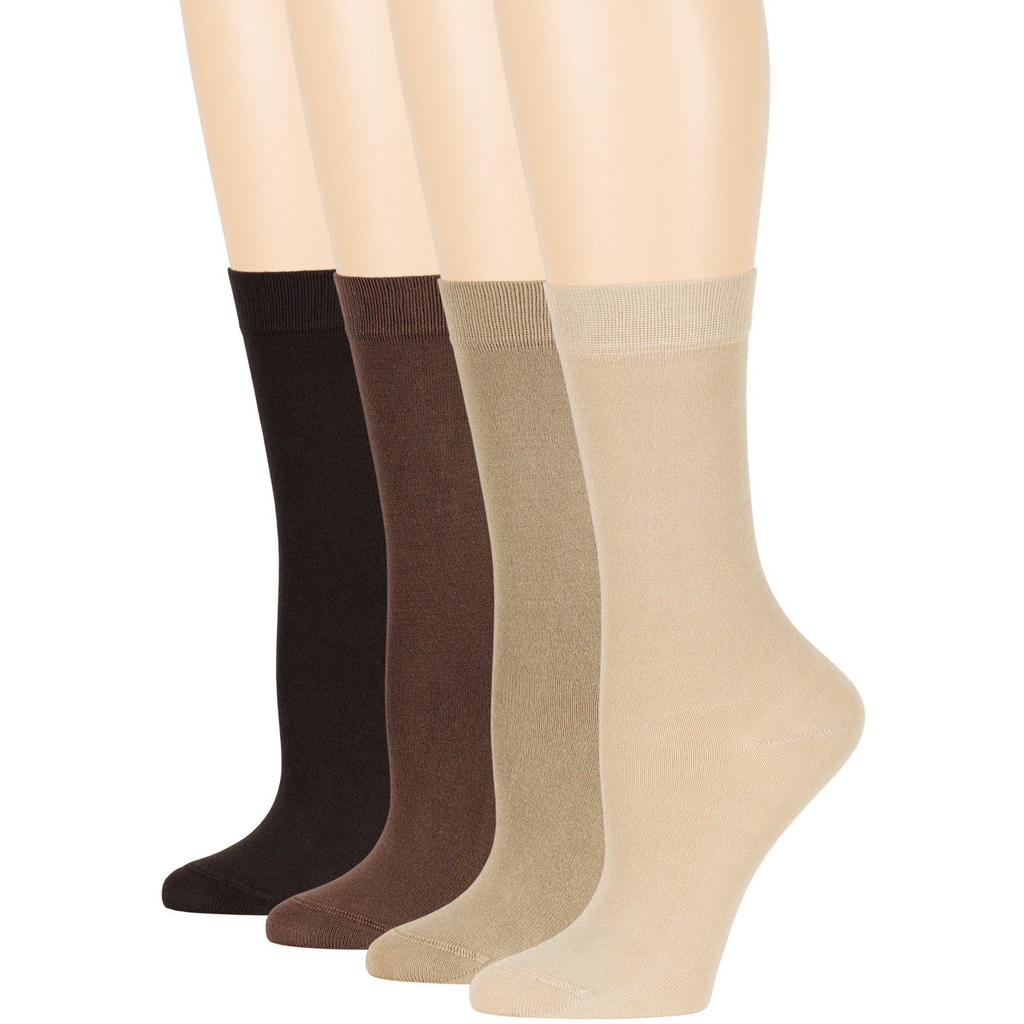 Women's Bamboo Dress Socks M/L 4Pack Assorted Solid Etsy