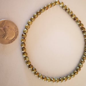 50 Round 4mm Olive Green with Picasso finish Czech glass beads