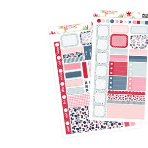 Hobo Weeks Kit Weekly Sticker Kit - Hobonichi Weeks Kit - Berry Sweet
