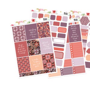 Planner Stickers - Weekly Sticker Kit - Vertical Full Kit - Eclectic