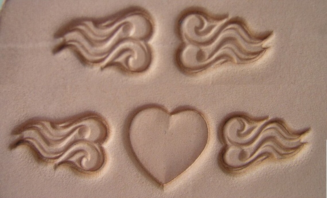 01604 Flame No.1 Leather Stamp Saddlery Homemade Tool Punch Etsy