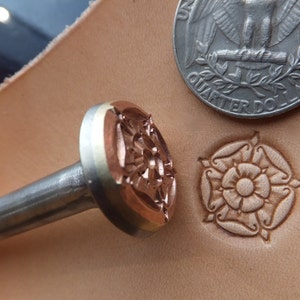 015-09 ROSE rosenberger Brass Leather Stamp Saddlery Tool Punch image 3