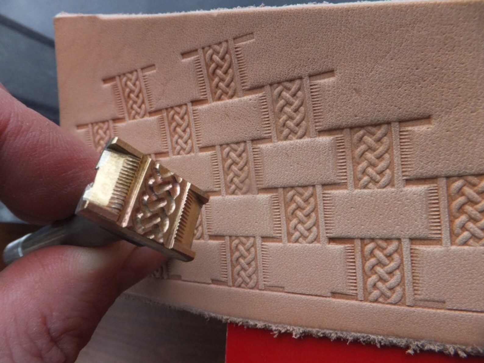 01328 MEGA basket leather stamp Saddlery homemade Tool Punch Etsy