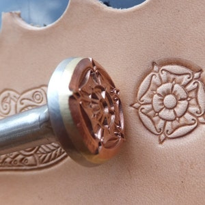 015-09 ROSE rosenberger Brass Leather Stamp Saddlery Tool Punch image 2