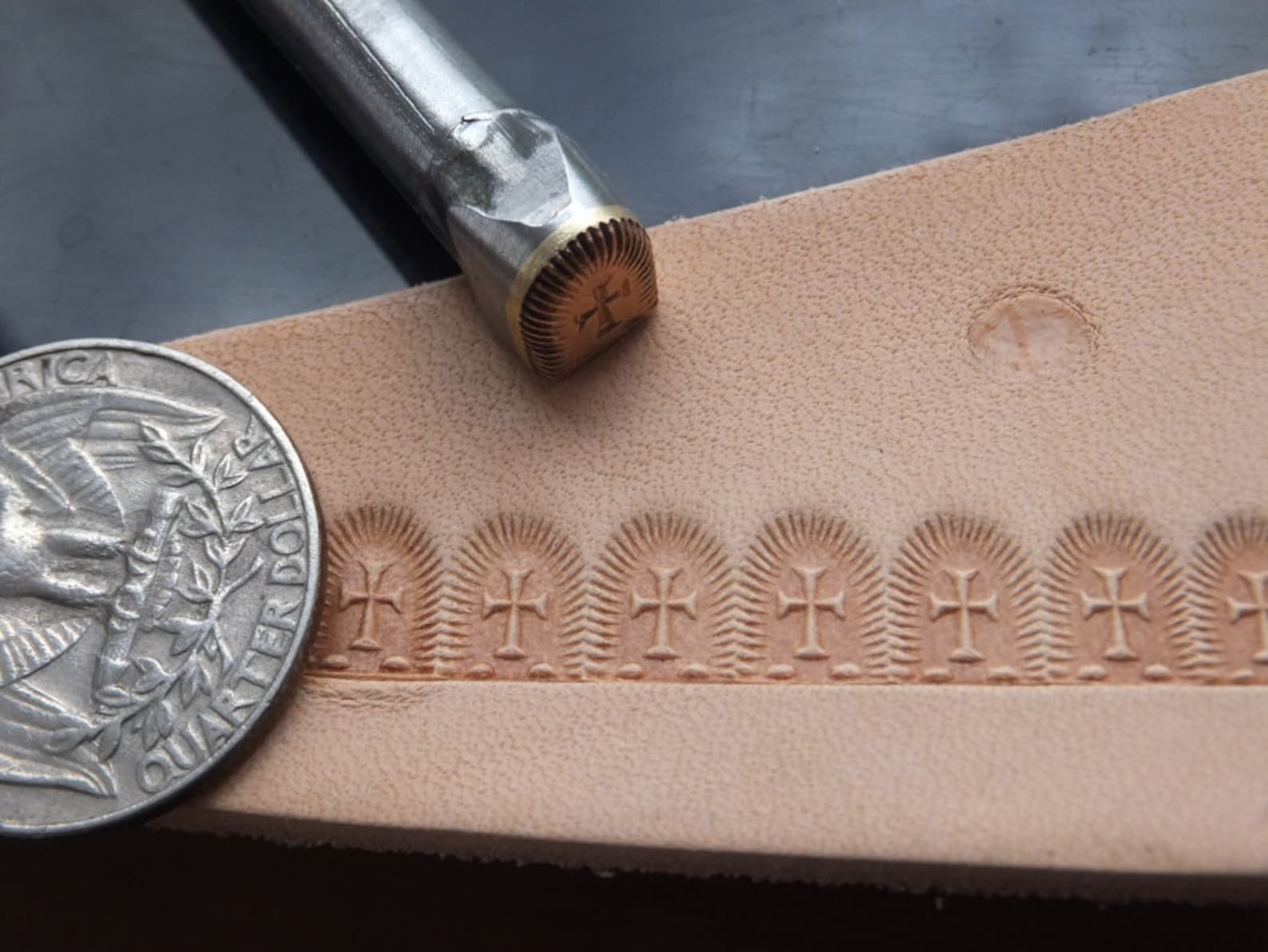 01326 Chapel border Leather stamp homemade Custom Saddlery Etsy