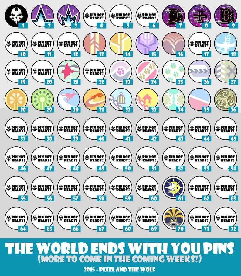 Twewy Pin Chart