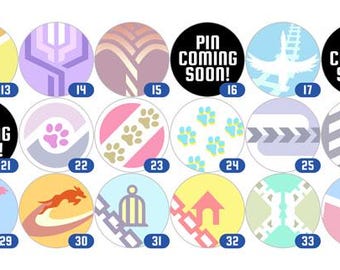 The World Ends With You and NEO Pins - Choose a New Design! (Natural Puppy Pins)