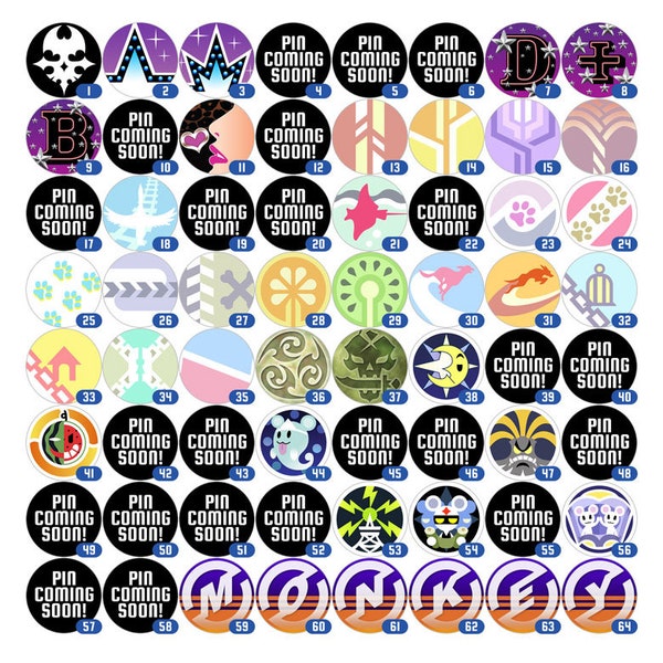 The World Ends With You and NEO Pins - Choose 1-12 Pins + 1 Random Bonus Pin - 183 Pins to Choose From!