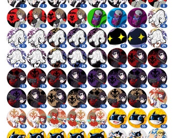 The World Ends With You - Persona 5 Crossover Pin Series - Choose 40-49 Pins - 75 Pins to Choose From!
