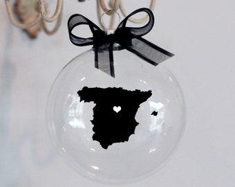 Spain Christmas Ornament, Custom, Travel, Hometown