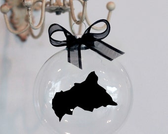Central African Republic Christmas Ornament. Adoption, Travel, Mission, Deployment, Christmas, Ornament, Decorate