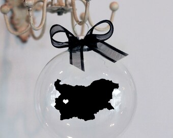Bulgaria Christmas Ornament, Custom, Travel, Hometown
