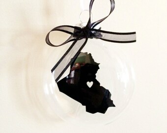 Iraq Christmas Ornament, Custom, Travel, Hometown, Deployment