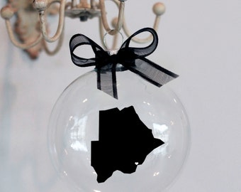 Botswana Christmas Ornament. Adoption, Travel, Mission, Deployment, Christmas, Ornament, Decorate