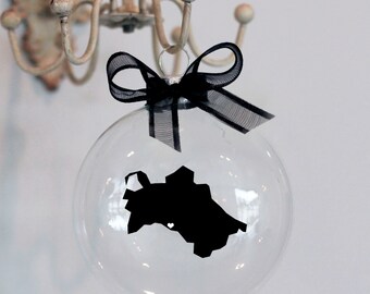 Turkmenistan Christmas Ornament, Custom, Adoption, Travel, Mission, Deployment